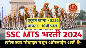 SSC MTS Recruitment 2024 Notification