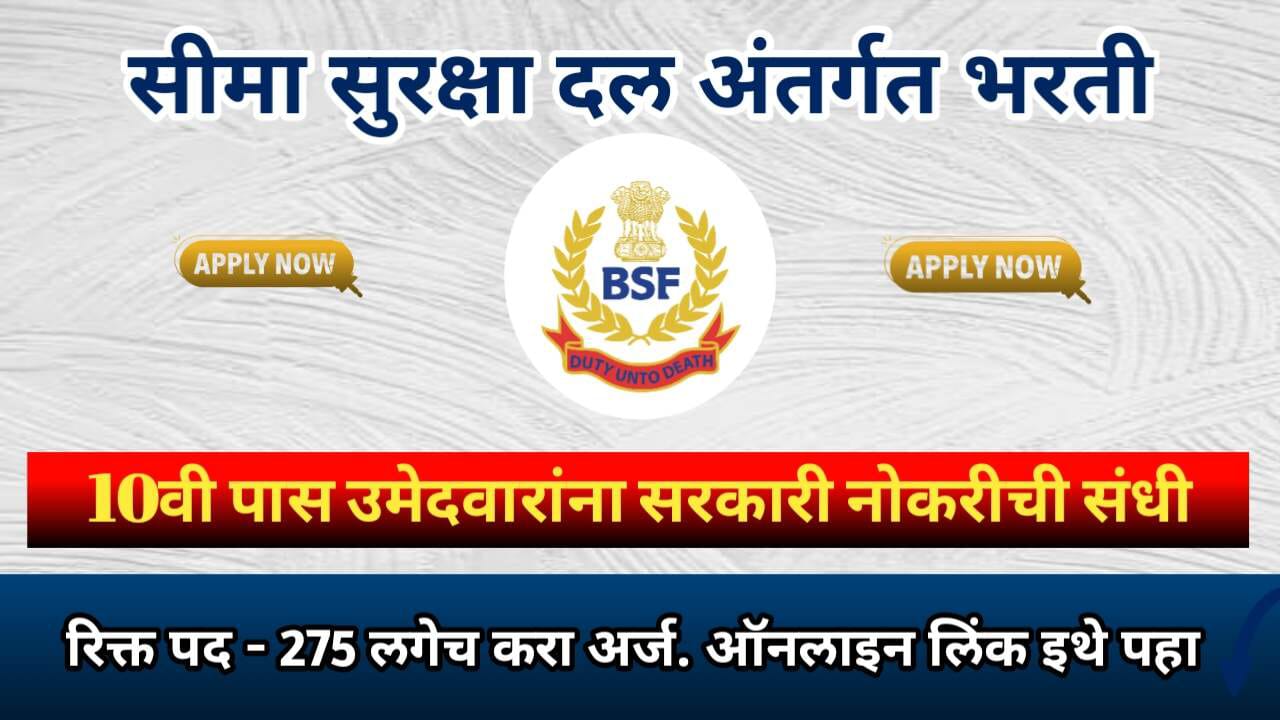 BSF Recruitment 2024 Notification